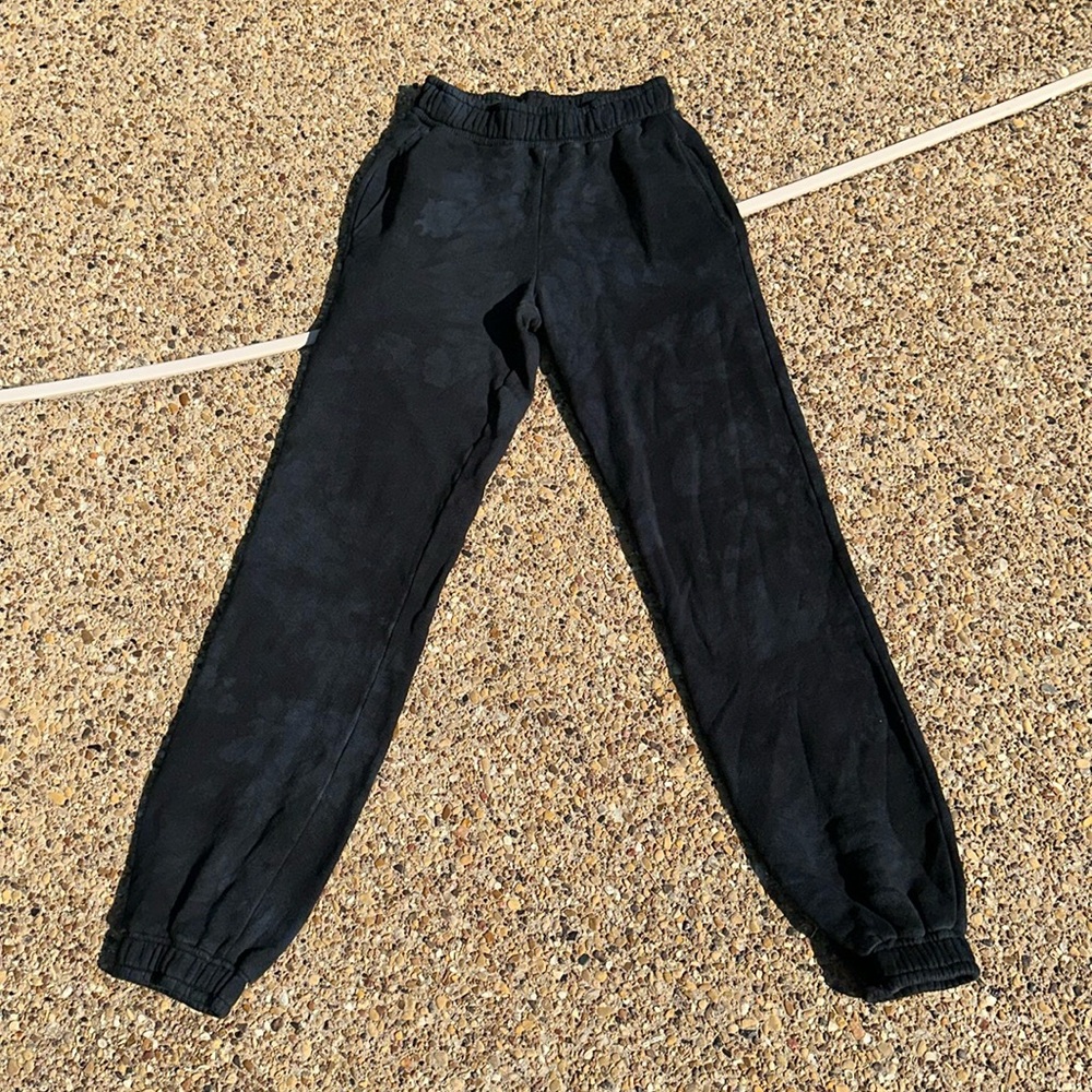 COTTON CITIZEN Tie Dye Brooklyn Sweatpants, Black Marble XS
